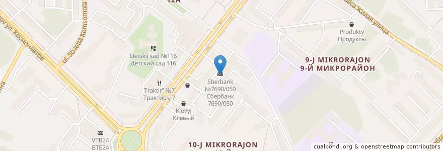 Mapa de ubicacion de Сбербанк 24часа en Russland, Föderationskreis Sibirien, Oblast Irkutsk, Ангарский Городской Округ.
