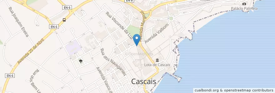 Mapa de ubicacion de Esquadra da PSP en Portogallo, Área Metropolitana De Lisboa, Lisbona, Grande Lisboa, Cascais, Cascais E Estoril.