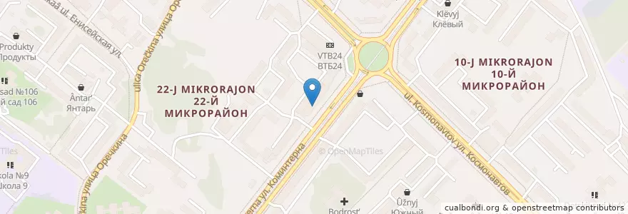 Mapa de ubicacion de ТРАСТ, Газпромбанк, Альфа-Банк en Russia, Distretto Federale Siberiano, Oblast' Di Irkutsk, Ангарский Городской Округ.