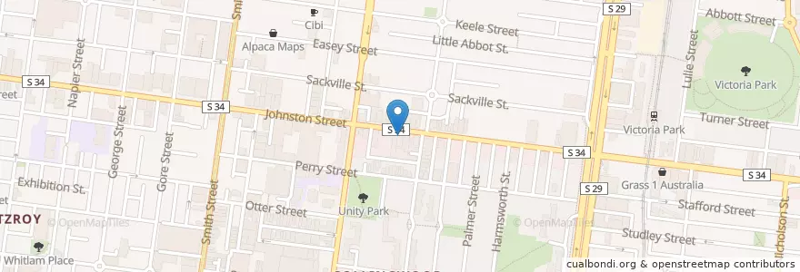 Mapa de ubicacion de ProSmiles en Avustralya, Victoria, City Of Yarra.