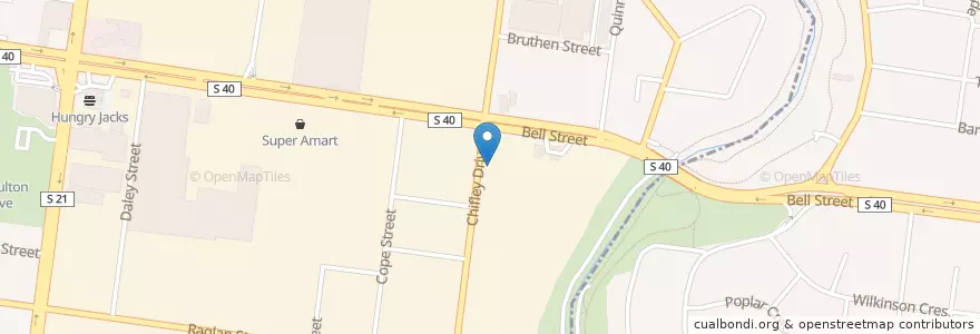 Mapa de ubicacion de Belchif Snack Bar en 오스트레일리아, Victoria, City Of Darebin.