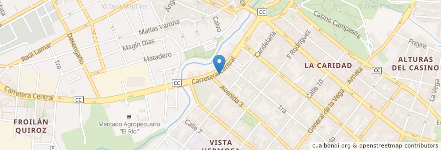Mapa de ubicacion de Servi-Cupet Via Blanca en 쿠바, Camagüey, Camagüey, Ciudad De Camagüey.