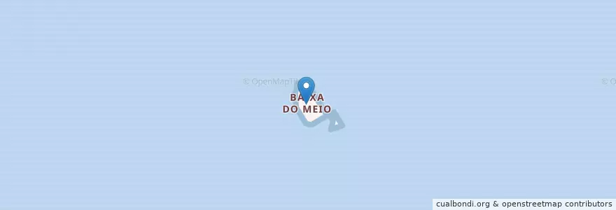 Mapa de ubicacion de Baixa do Meio en Португалия, Baixa Do Meio, Porto Santo, Porto Santo, Porto Santo.