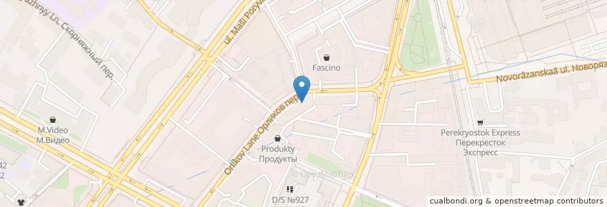 Mapa de ubicacion de Теремок en ロシア, 中央連邦管区, モスクワ, Центральный Административный Округ, Красносельский Район.
