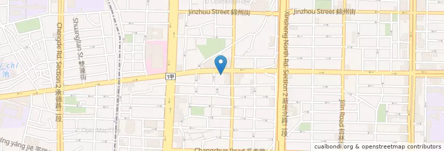 Mapa de ubicacion de 中國信託商業銀行 en Taïwan, Nouveau Taipei, Taipei, District De Zhongshan.