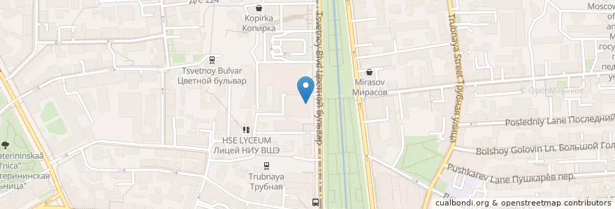 Mapa de ubicacion de Грабли en Rusia, Distrito Federal Central, Москва, Distrito Administrativo Central, Мещанский Район, Тверской Район.