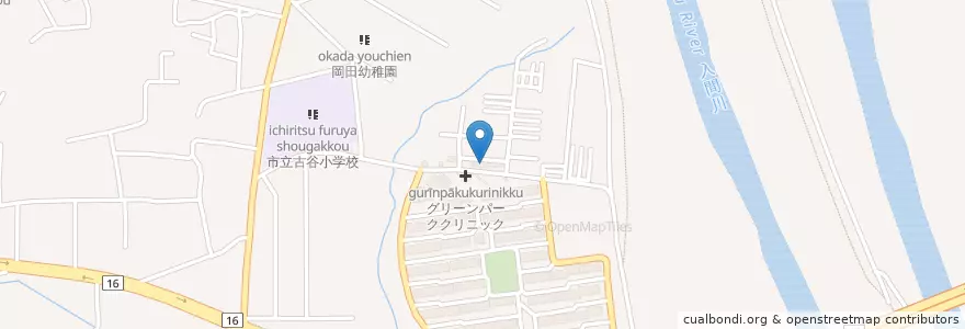 Mapa de ubicacion de 古谷自動車学校 en Япония, Сайтама, 川越市.