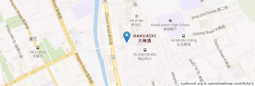Mapa de ubicacion de 相演燒肉 en Тайвань, Таоюань, 桃園區.