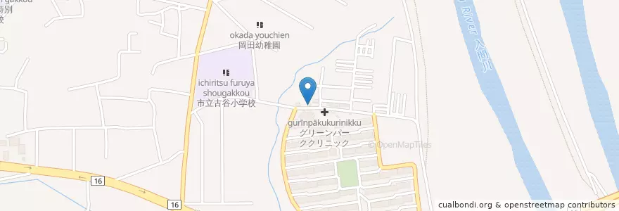 Mapa de ubicacion de 千葉薬局 en Jepun, 埼玉県, 川越市.