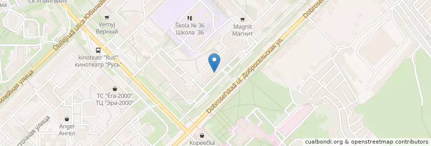 Mapa de ubicacion de Центральная en Russia, Distretto Federale Centrale, Владимирская Область, Городской Округ Владимир.