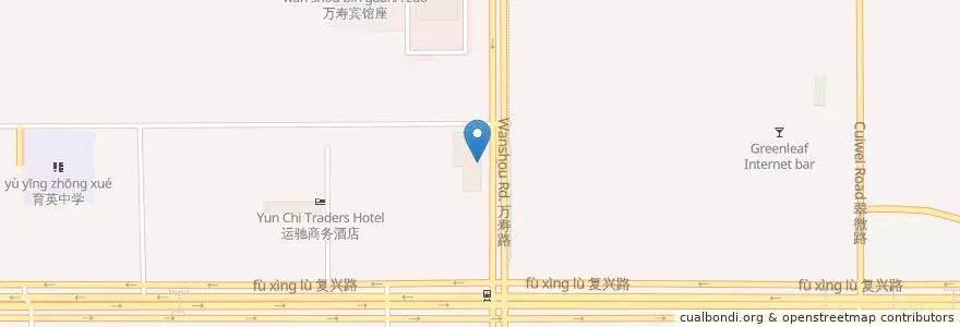 Mapa de ubicacion de 博雅食府 en چین, پکن, هبئی, 海淀区.
