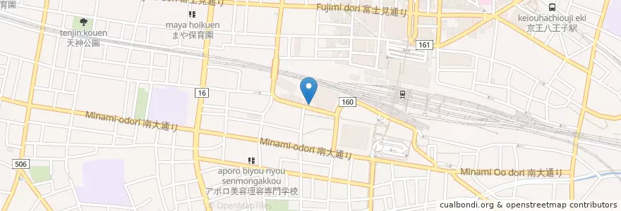 Mapa de ubicacion de スナックまゆ en Japan, Tokyo, Hachioji.