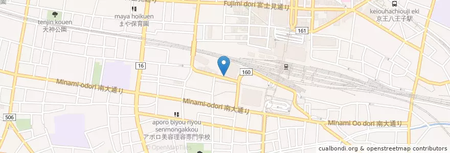 Mapa de ubicacion de 酒処 みちのく松島 en ژاپن, 東京都, 八王子市.
