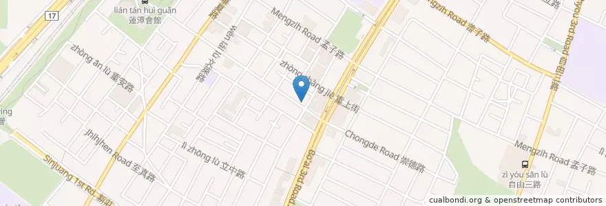 Mapa de ubicacion de 李建中診所 en Taiwan, Kaohsiung, Zuoying.