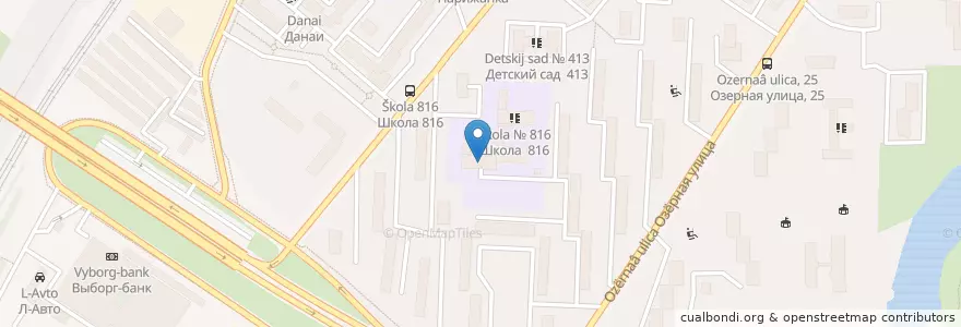 Mapa de ubicacion de Детская школа искусств № 5 en Rusland, Centraal Federaal District, Moskou, Западный Административный Округ, Район Очаково-Матвеевское.