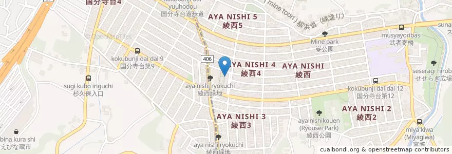 Mapa de ubicacion de 学童保育ひまわりクラブ en ژاپن, 神奈川県, 綾瀬市.