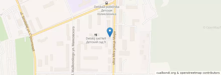 Mapa de ubicacion de Сбербанк en روسيا, منطقة فيدرالية أورالية, أوبلاست سفردلوفسك, Берёзовский Городской Округ.