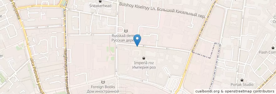 Mapa de ubicacion de Москва 107031 en ロシア, 中央連邦管区, モスクワ, Центральный Административный Округ, Мещанский Район.