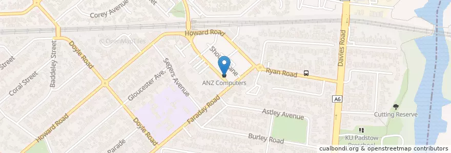 Mapa de ubicacion de The Wild Rooster Chicken Shop en Australie, Nouvelle Galles Du Sud, Canterbury-Bankstown Council, Sydney.