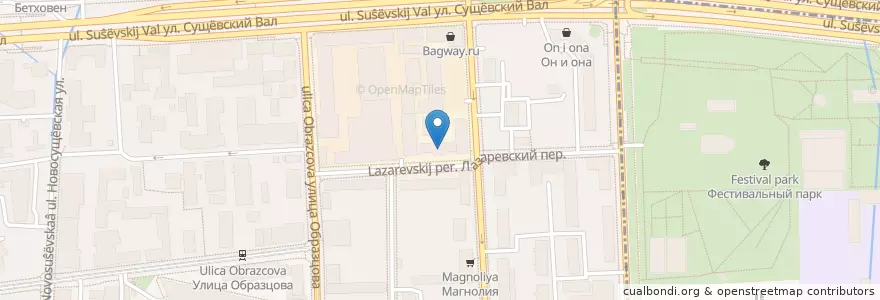 Mapa de ubicacion de Поликлиника №7 Федеральной службы безопасности en Russia, Distretto Federale Centrale, Москва, Район Марьина Роща.