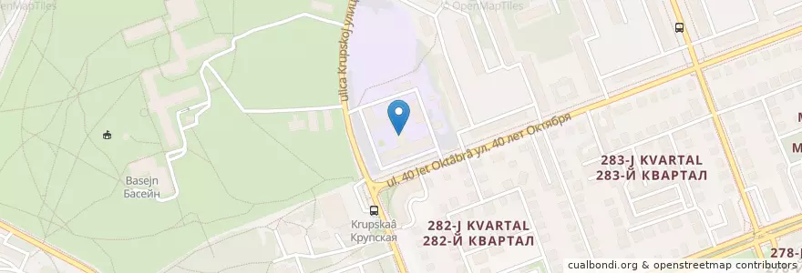 Mapa de ubicacion de Школа №38 en Rusia, Сибирский Федеральный Округ, Иркутская Область, Ангарский Городской Округ.