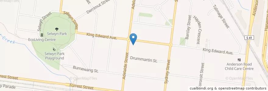 Mapa de ubicacion de St Theresa's Catholic Primary School en أستراليا, ولاية فيكتوريا, City Of Brimbank.