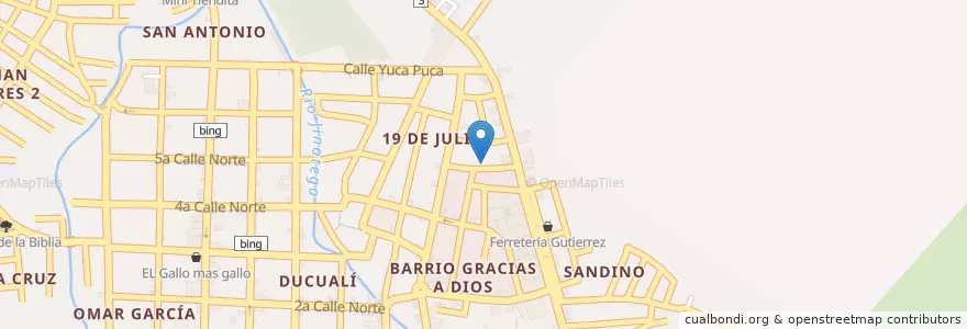 Mapa de ubicacion de Café Flor de Jinotega en Nicaragua, Jinotega, Jinotega (Municipio).