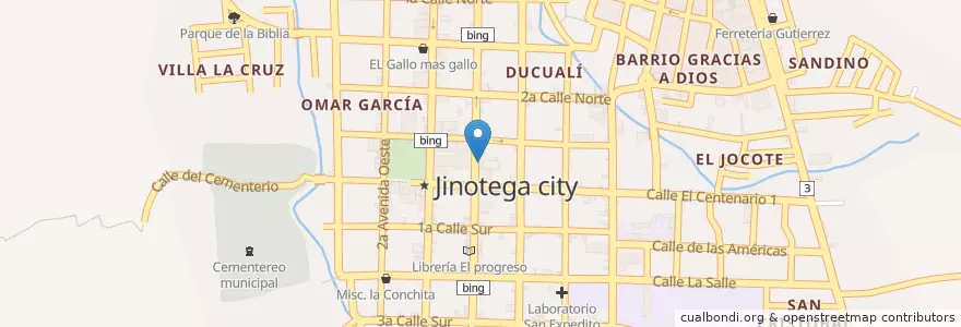 Mapa de ubicacion de Eskimo en نيكاراجوا, Jinotega, Jinotega (Municipio).