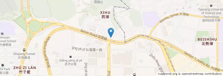 Mapa de ubicacion de 裕濠小館 en تایوان, 新北市, تایپه, 內湖區.