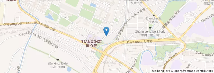 Mapa de ubicacion de 北投文化郵局 en 台湾, 新北市, 台北市, 北投区.