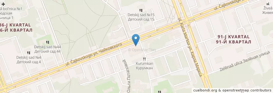 Mapa de ubicacion de Восточный экспресс, 24 часа en Russia, Distretto Federale Siberiano, Oblast' Di Irkutsk, Ангарский Городской Округ.