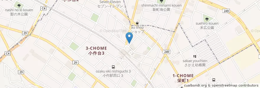 Mapa de ubicacion de 翠明苑 en 日本, 東京都, 青梅市, 羽村市.