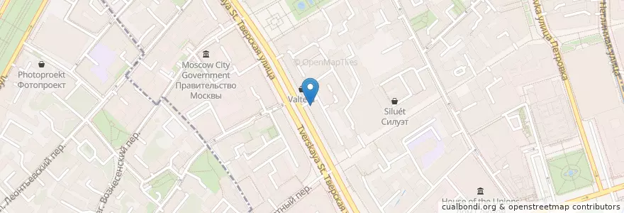 Mapa de ubicacion de Пуэропорт en Rússia, Distrito Federal Central, Москва, Центральный Административный Округ, Тверской Район.