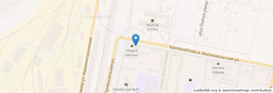 Mapa de ubicacion de Отделение связи №346405 en Rusland, Zuidelijk Federaal District, Oblast Rostov, Городской Округ Новочеркасск.