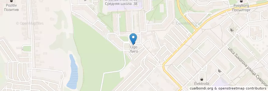 Mapa de ubicacion de Вирсавия en Rusland, Centraal Federaal District, Владимирская Область, Городской Округ Владимир.