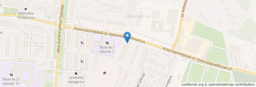 Mapa de ubicacion de Отделение связи №140109 en Rusia, Distrito Federal Central, Óblast De Moscú, Раменский Городской Округ.