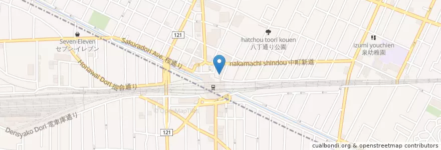 Mapa de ubicacion de 月の宴 en اليابان, 東京都.