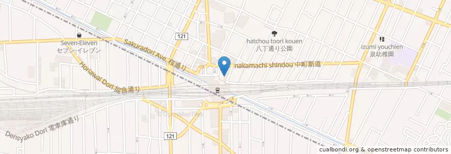 Mapa de ubicacion de 竹取酒物語 en Japonya, 東京都.
