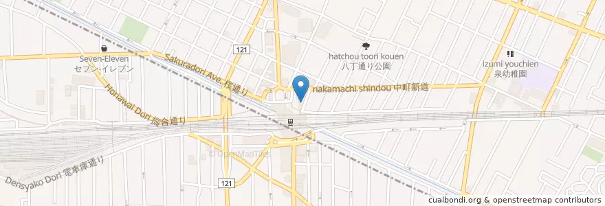 Mapa de ubicacion de 山内農場 en اليابان, 東京都.