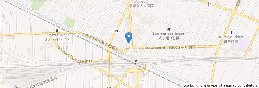 Mapa de ubicacion de 喫茶室ルノアール en 日本, 东京都/東京都, 武蔵野市.