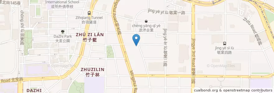 Mapa de ubicacion de 明水三井二館 en Taiwán, Nuevo Taipéi, Taipéi, 中山區.