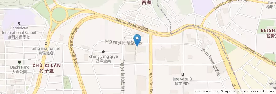 Mapa de ubicacion de 勝博殿 en 타이완, 신베이 시, 타이베이시.
