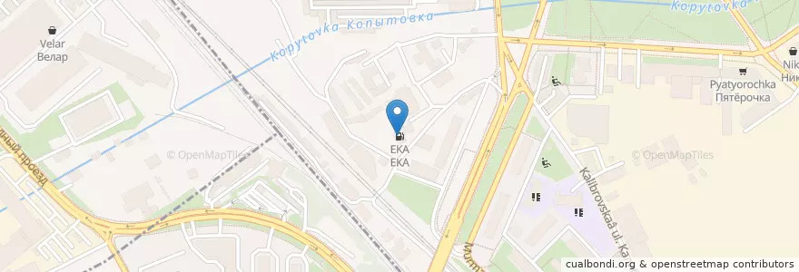 Mapa de ubicacion de ЕКА en Rusia, Distrito Federal Central, Москва, Северо-Восточный Административный Округ.