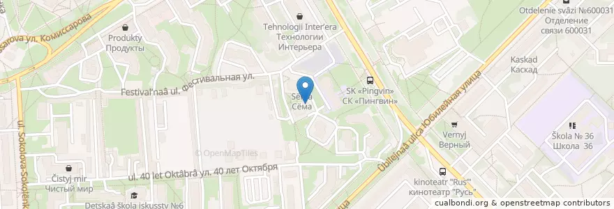 Mapa de ubicacion de Даймонд Дент en روسيا, Центральный Федеральный Округ, فلاديمير أوبلاست, Городской Округ Владимир.
