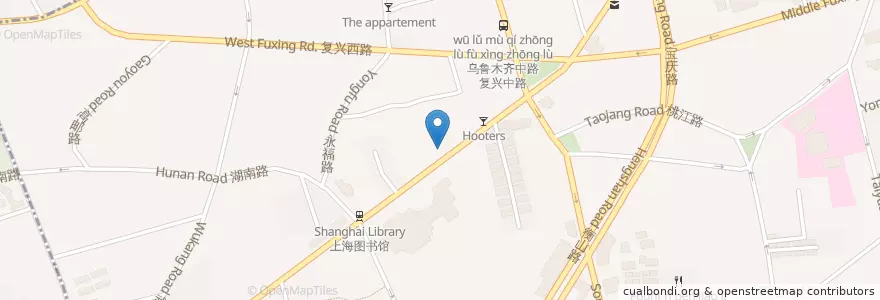 Mapa de ubicacion de La Casbah en 中国, 上海市, 徐汇区.