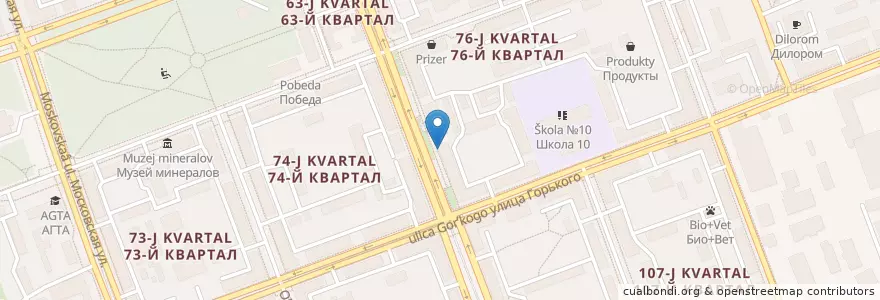 Mapa de ubicacion de Subway en Rússia, Distrito Federal Siberiano, Oblast De Irkutsk, Ангарский Городской Округ.