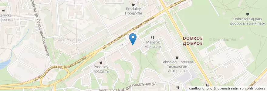 Mapa de ubicacion de Dentist en 러시아, Центральный Федеральный Округ, Владимирская Область, Городской Округ Владимир.