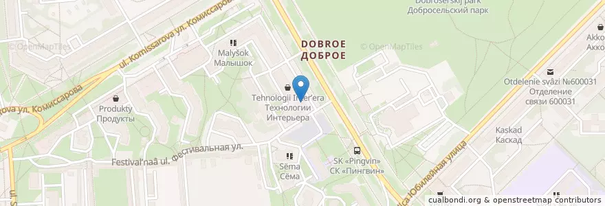 Mapa de ubicacion de ВТБ en Rusland, Centraal Federaal District, Владимирская Область, Городской Округ Владимир.