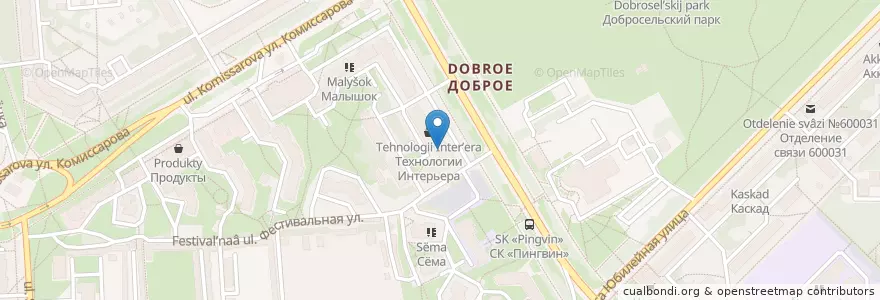 Mapa de ubicacion de Перспектива en Rusland, Centraal Federaal District, Владимирская Область, Городской Округ Владимир.