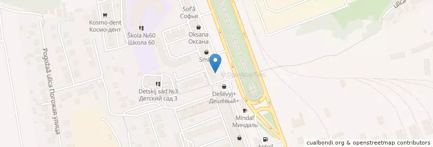 Mapa de ubicacion de Восточный экспресс банк en Rusland, Centraal Federaal District, Oblast Koersk, Курский Район, Городской Округ Курск.